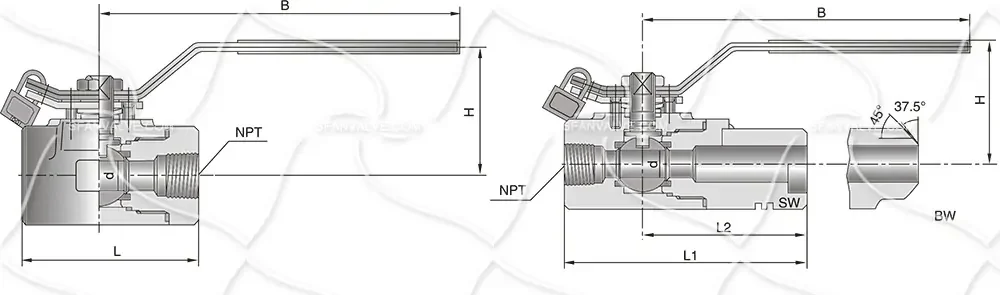 2-Piece Forged Duplex Stainless Steel Ball Valve – F53, 1", 3000psi Rating, Socket Weld Ends, API 607 Compliant 5 2片式锻钢球阀尺寸 副本.webp e1793169449245