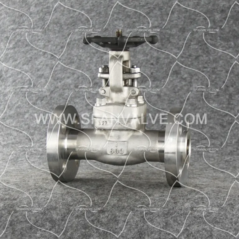 Forged Steel Flange Gate Valve with F347H Stainless Steel Trim and 600lb Pressure Rating