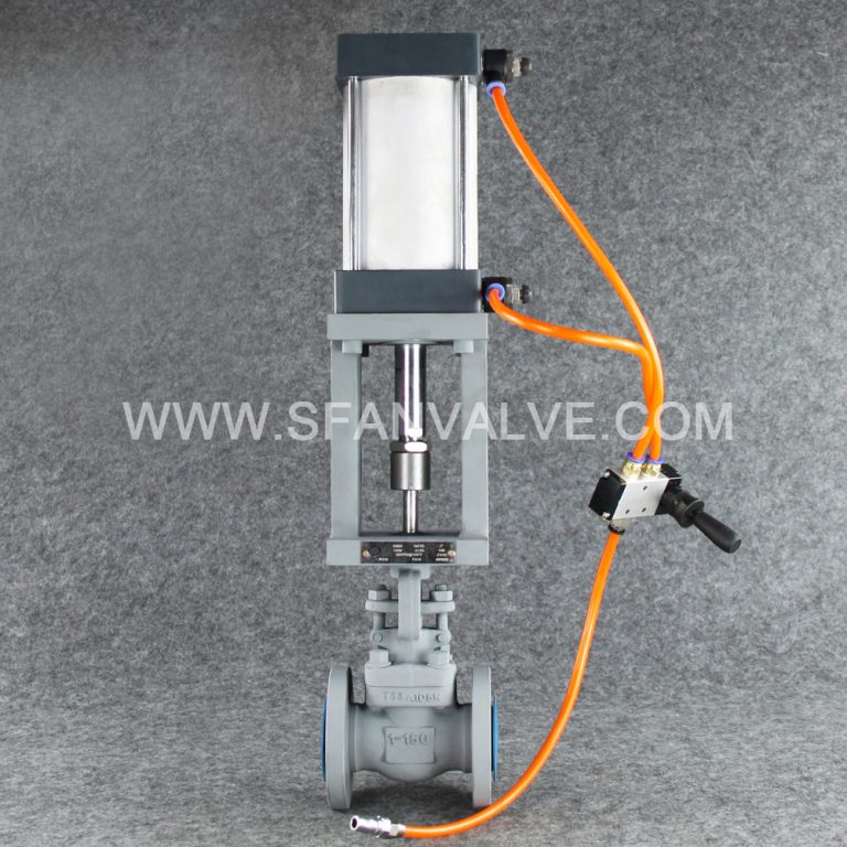 Pneumatic Operated Slide Manual Gate Valve Galvanized Zinc Rich Paint Manufacturers