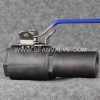 Forged steel 2 pieces extended bonnet ball valve