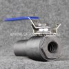 Forged steel 2 pieces extended bonnet ball valve - Image 2