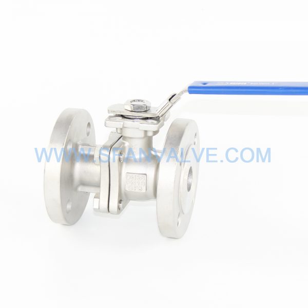 Two Pieces Flange Ball Valve 2