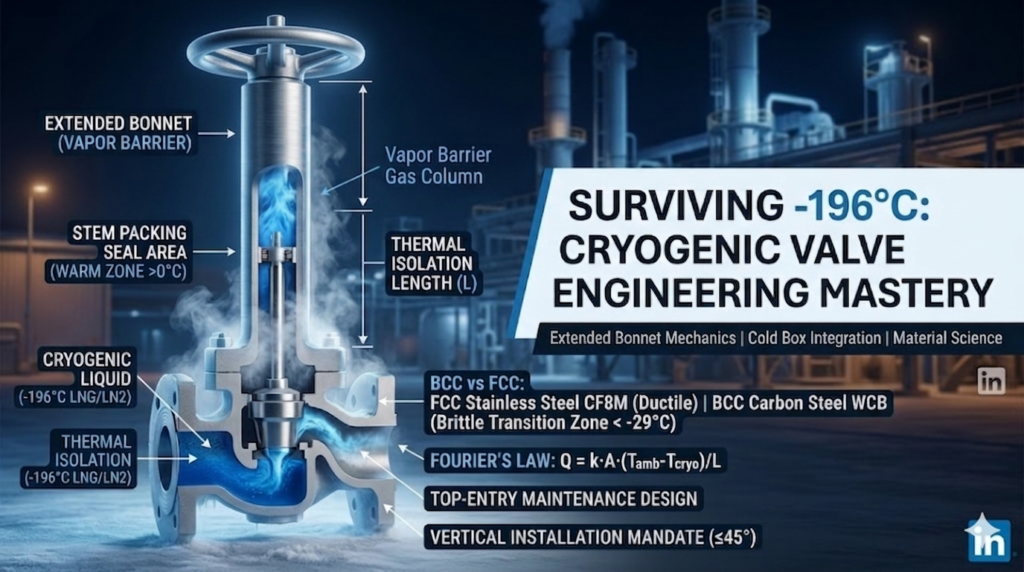 Cryogenic Valve Engineering and Design Optimization: Comprehensive Analysis of Extended Bonnet Mechanics, Cold Box Integration, and B2B Procurement Standards for Global LNG Infrastructure 5 SURVIVING-196℃-CRYOGENIC-VALVE-ENGINEERING-MASTERY