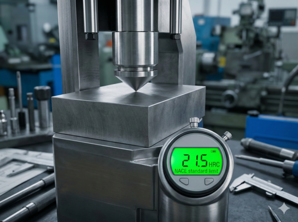 Defeating the "Silent Killer": A Technical Guide to NACE MR0175 Industrial Valves for Sour Service 3 HARDNESS TESTING