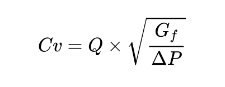 The Story of the Cv Flow Coefficient: From Definition to Calculation — A Guide to Avoiding Common Pitfalls 4 Cv Q x g