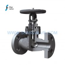 Forged Steel Flange 1500lb Gate Valve cutaway view